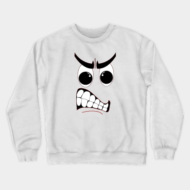 Let Me Alone Am Angry Crewneck Sweatshirt by titogfx